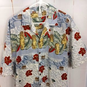 Bogart shoet sleeve button shirt size L